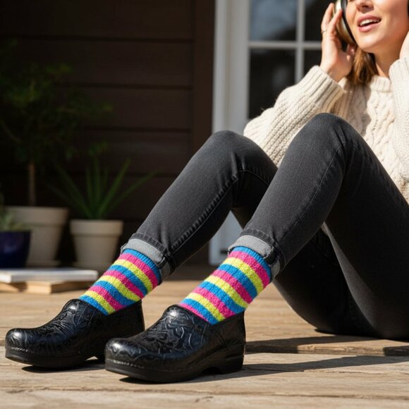 Dansko Professional Tooled Leather Clogs – Black – Wide – Size 41W (US 10.5–11W) - Picture 1 of 12